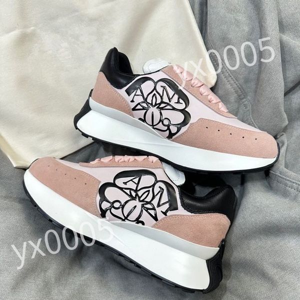 

2023 new designer flat sneaker casual shoes calfskin leather white letter overlays platform fashion sneakers size 35-46 xsd230404, Black