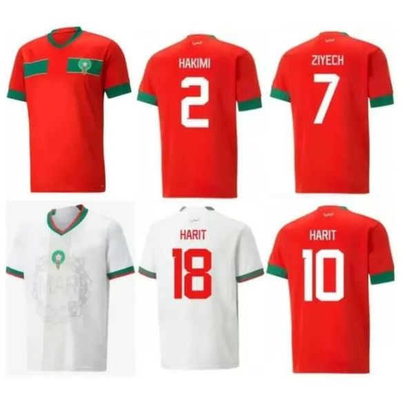 

moroccan soccer jerseys hakimi maillot marocain ziyech en-nesyri football shirts men harit saiss idrissi boufal jersey maroc national team s, Black;yellow