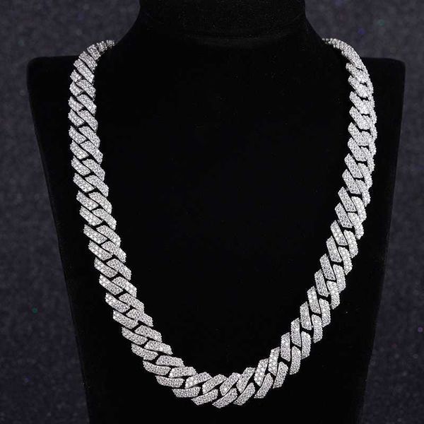 

s925 sterling silver moissanite cuban link chain bracelet cuban necklace on sale