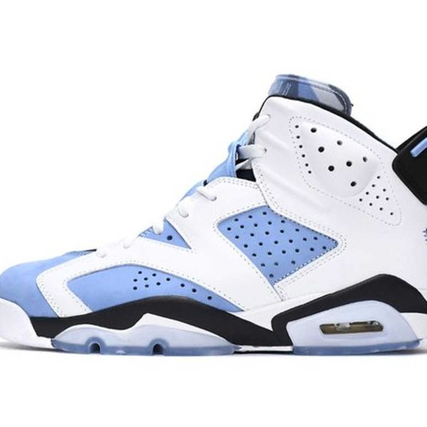

unc authentic jumpman basketball 6 shoes university blue/white-college navy-black outdoor sneakers sports with original box, White;red