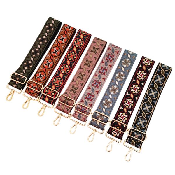 

new wide 5cm fashion shoulder straps women's bags clothing accessories replace long shoulder straps ethnic strap, Black