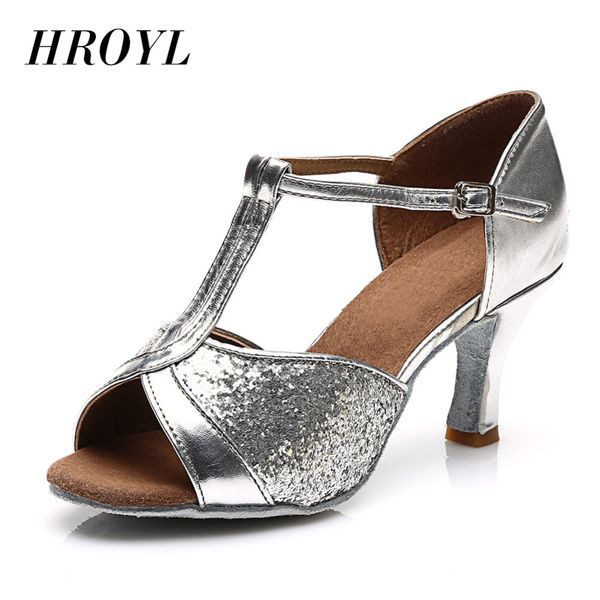 

sandals womens girls ballroom latin tango dance shoes heeled 7cm 5cm sales silver gold black brown color wholesale wzsp221 230630