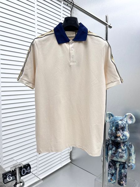 

men's plus tees & polos polar style summer wear with beach out of the street pure cotton l2et, Black;brown