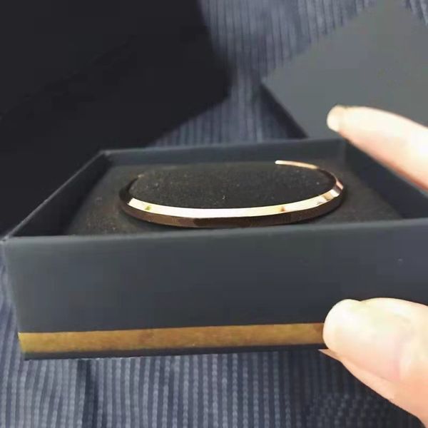 

bangle gold bangle bracelet designer jewelry silver rose design bracelets south american anniversary stainless steel women man, Black