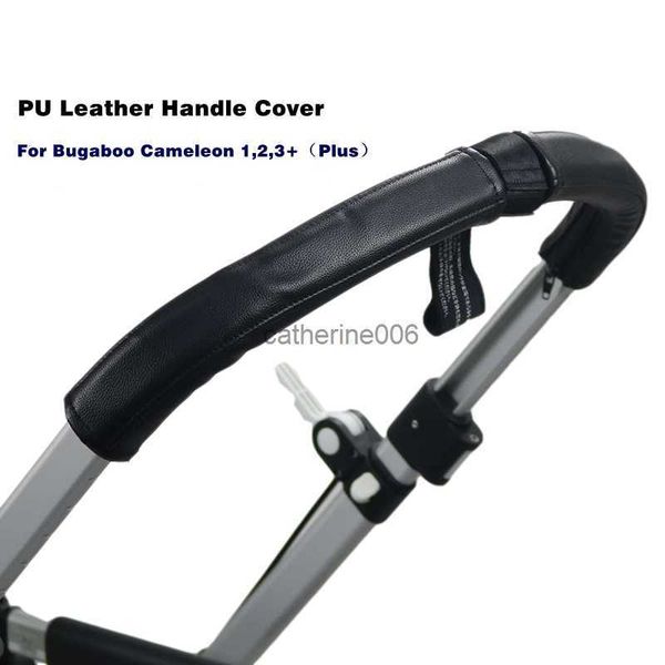 

handle protective cover for bugaboo cameleon 1 2 3 / 3 plus pram pu leather case cover armrest bumber cover stroller accessories l230625