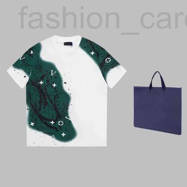 

men's plus tees & polos designer street trend short sleeve men's t shirt high street round neck letter print student sweatshirt t4, Black;brown