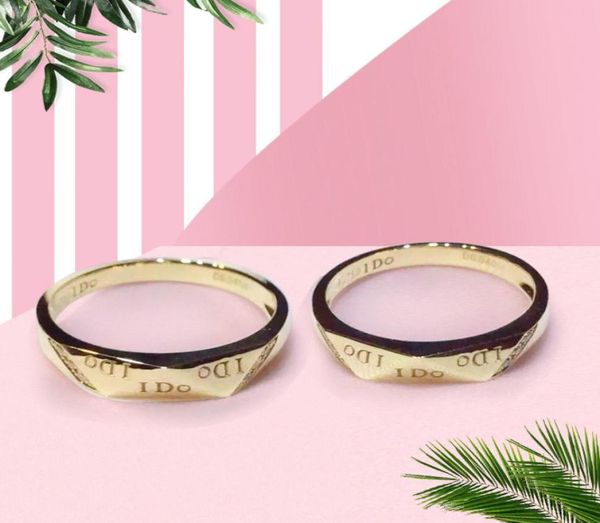 

18k rose gold real gold couple rings natural diamond engagement rings for women and man custom ring whole with certificate5270089, Silver