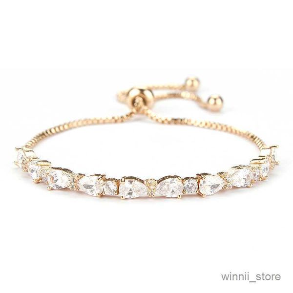 

charm bracelets and round cubic toggle bracelets jewelry gifts for wedding party r230701, Golden;silver