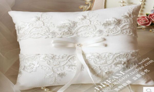 

2015 wedding ring pillows put the pillow in the basket wedding supplies flower girl children basket lace bridal and groom ri7508198