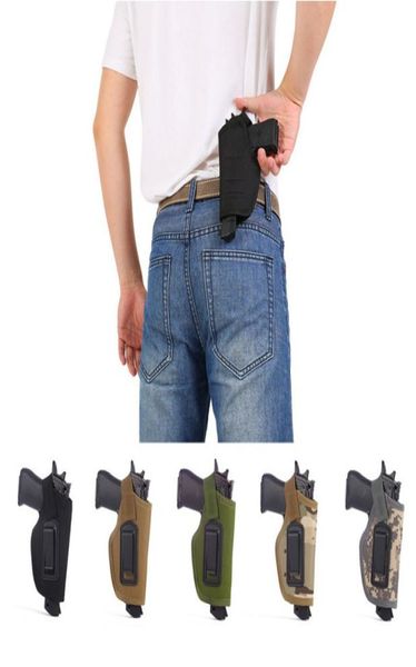 

tactical iwb concealed belt holster clip on carryb right hand pistol waist pouch bag for subcompact pistols outdoor accessories8646631