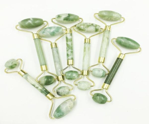 

natural jade beauty container jade roller face thinner face massager facial beauty stick9304932