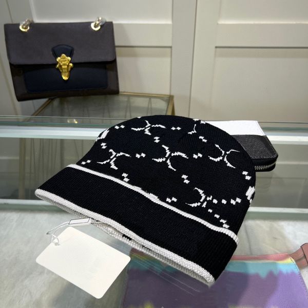 

classic designer caps winter beanie men and women fashion design knitted caps autumn wool hat letter warm skull cap, Blue;gray
