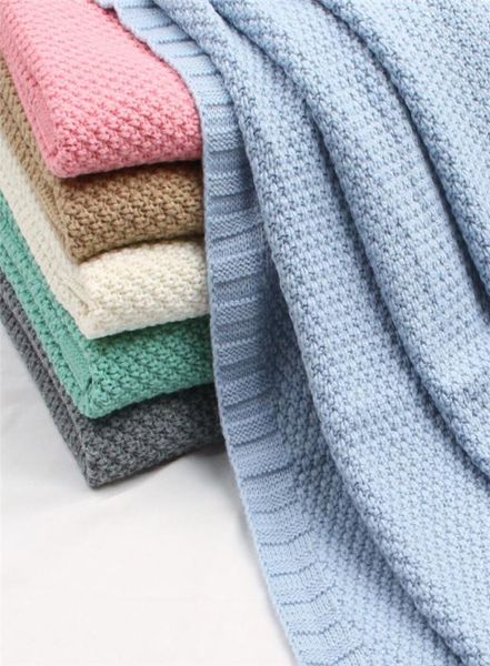 

newborn swaddle wrap blankets baby blanket knitted super soft toddler infant bedding quilt for bed sofa basket stroller blankets4222899