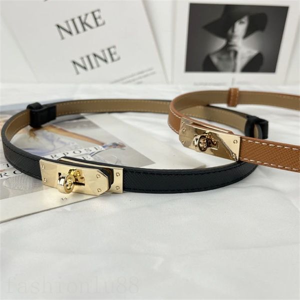 

classic belts for women designer belt multicolor black red blue optional iconic metal buckle luxury classical thin vintage popular womens be, Black;brown