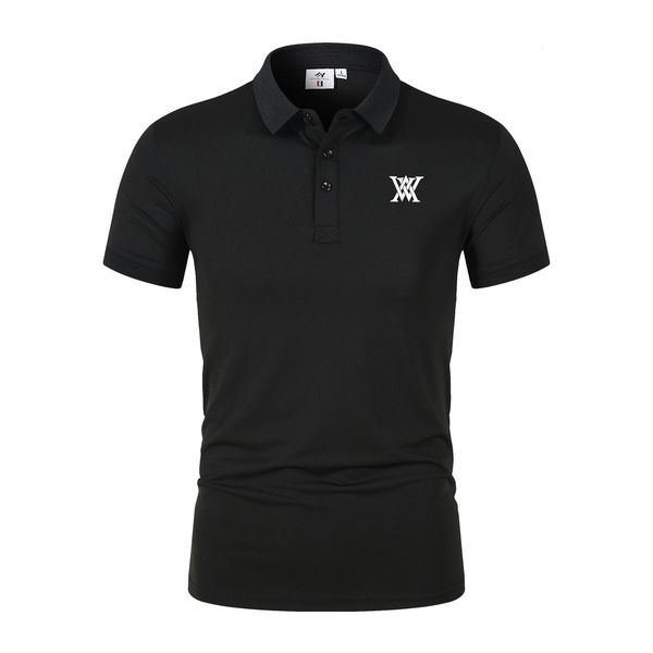 

men's polos springsummer mens golf shirt fashion casual short sleeve sports clothing quick dry breathable polo t 230630, White;black