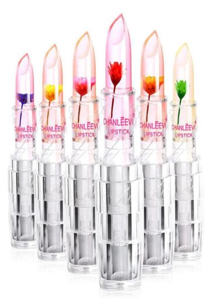 

6 colors flowers jelly lipstick waterproof magic lasting color change lip balm nonstick cup moisturizing lip gloss 16866797524