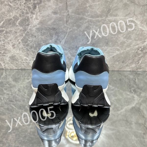 

new luxury designer flat sneaker casual shoes calfskin leather white letter overlays platform fashion sneakers size 35-46 xsd230404, Black