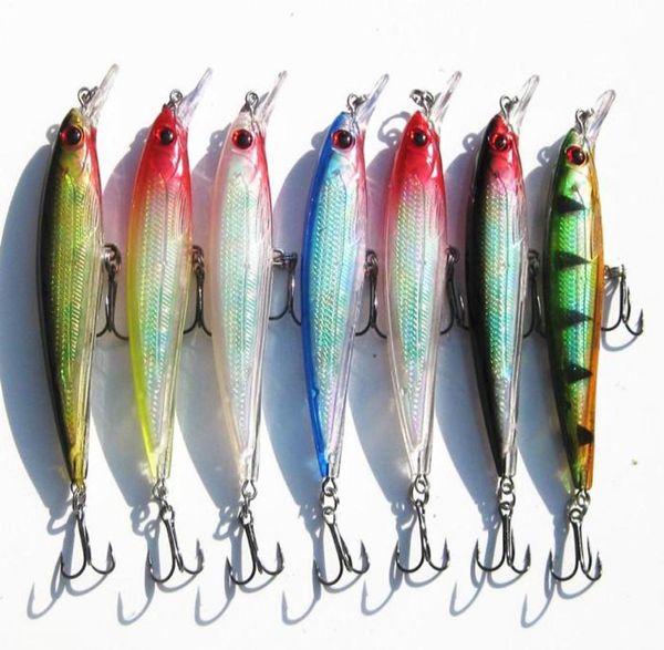 

minow fishing lure fishing bait 110mm 13g depeth 0515m 7 pieceslot5248794