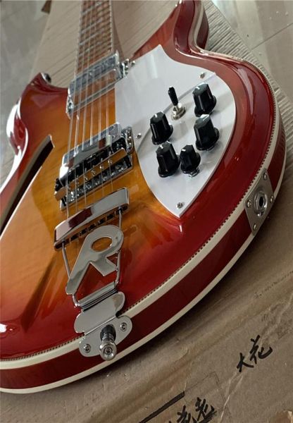 

6 string guitar 3606 electric guitarcherry red body with maple fingerboard1206482