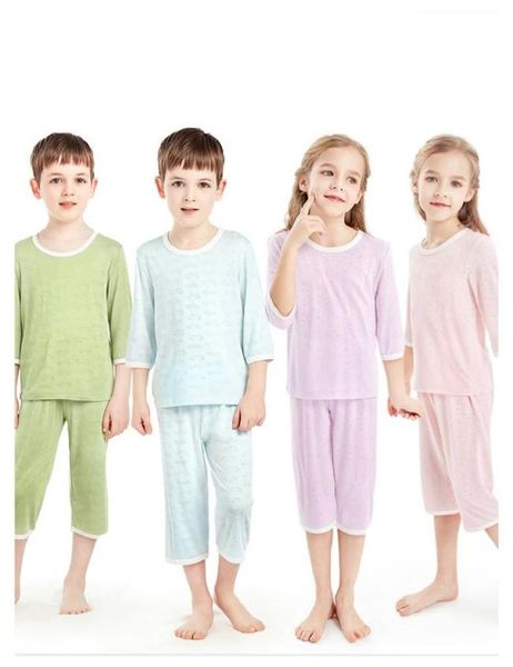 

sister and brother summer pajama family matching cool01238114216, Blue