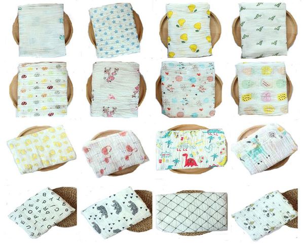 

infant muslin blanket flamingo animal ins baby swaddle wrap blanket towelling baby spring summer swaddling 115115cm 105 styles c27753446