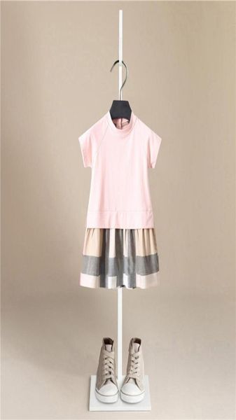 

girl dress 2019 new baby dresses stripe summer short sleeve princess dress female baby summer clothes kids girl clothes f11304416538, Red;yellow