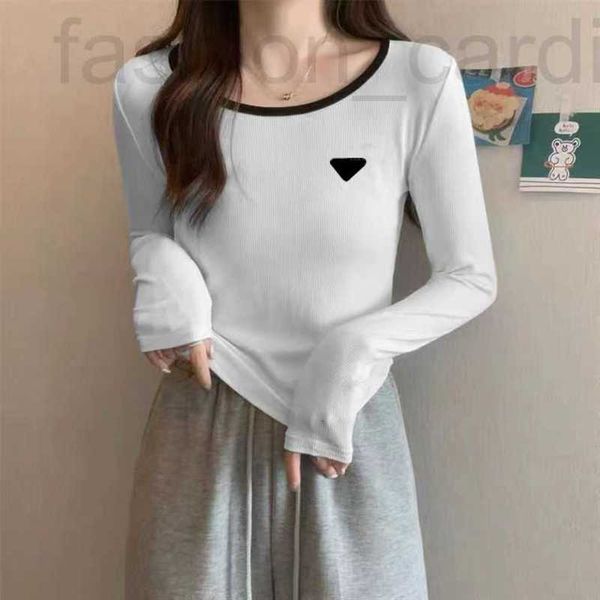 

women's t-shirt designer woman t shirts blouse shirt summer designer with budge long sleeves colorful round neck yoga tees asian size, White
