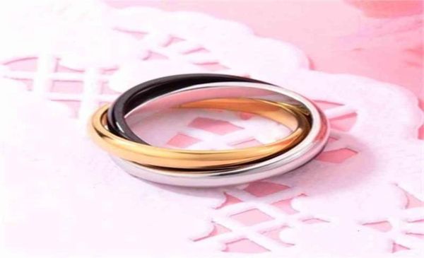 

kajia039s same three ring zirconia precision ceramic black and white2295044, Silver