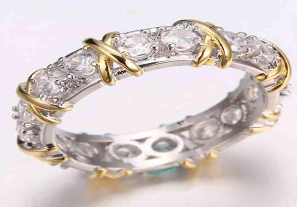 

fashionable new zircon ring inlaid with color separation engagement grand luxury x7584333, Silver