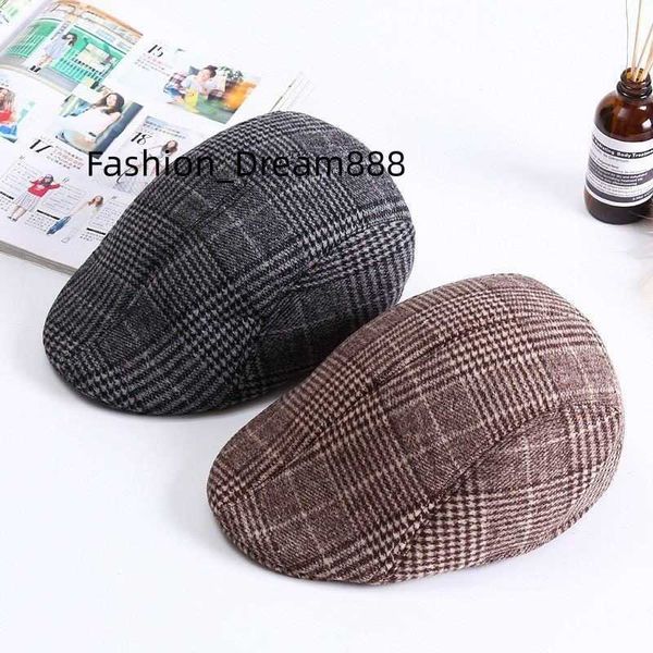 

2022 beret hat for women men fashion cotton berets caps men casual peaked berets hat, Blue;gray