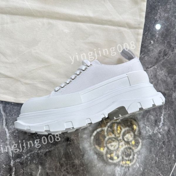 

luxury popular casual-stylish sneakers shoes brushed leather men knit fabric runner runner trainers man sport shoe xinshidai230410, Black