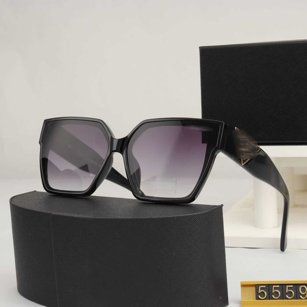 

designer triangle p sunglasses 2023 new pujia tetsu fashion uv resistant sunglasses frame sunglasses 9555, White;black