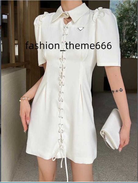 

woman clothing casual ladies short sleeve summer womens mini club dress fashions skirt outwear slim style with budge designer lady dresses w, White