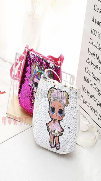 

lol backpack lol crossbody bag cartoon sequins teenagers anime kids student school bag travel bling rucksack bags for kid and adul4374383