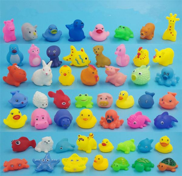 

baby bath water duck toy sounds mini yellow rubber ducks bath small duck toy children swiming beach gifts6125415