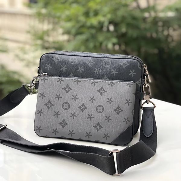 

men beach m69443 m30830 trio outdoor bag luxury designer envelope toiletry clutch bag genuine leather women shoulder bags weekend tote cross