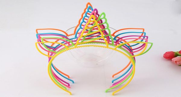 

new multicolor antler ear headband europe and america holiday headband glitter fashion unicorn hair accessories1049006, Slivery;white