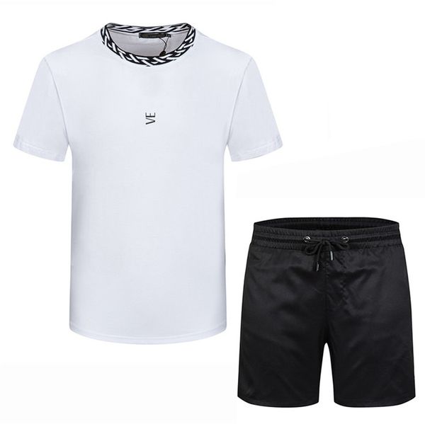 

men's t-shirts tracksuits t shirt designer tees printing letter luxury black white grey rainbow color summer sports fashion cotton cord, White;black