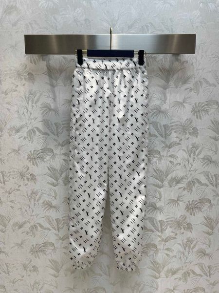 

womens printed pants comfort sweatpants vintage print comfortable and breathable elastic band pockets casual trousers designer women pant, Black;white