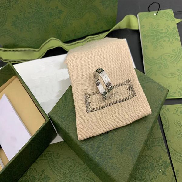 

fashion designer personality senior ring female luxury zircon open ring female jewelry titanium steel silver love ring men and women