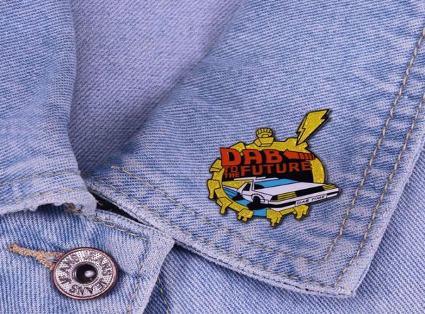 

dab to the future hard enamel pin glitter lapel pins badge brooch for jewelry accessory4935331, Blue