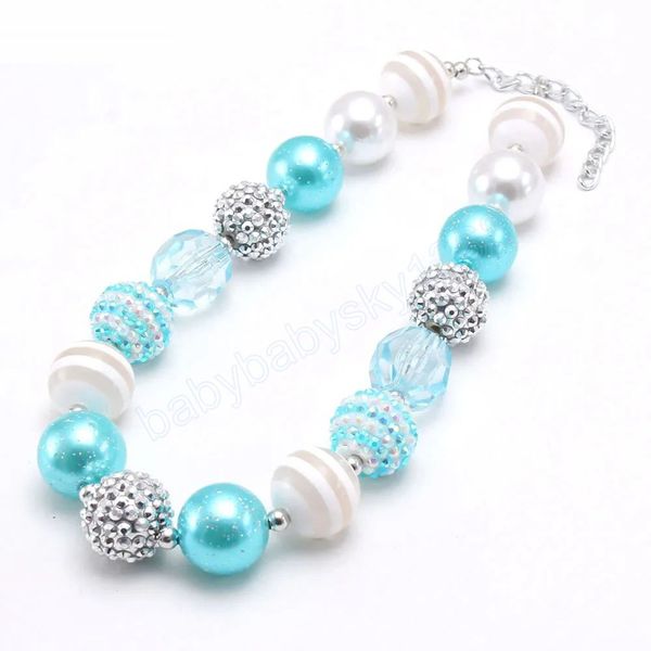 

new design girls kids bubblegum necklace fashion chunky bubblegum necklace for child toddler party jewelry gifts, Red;brown