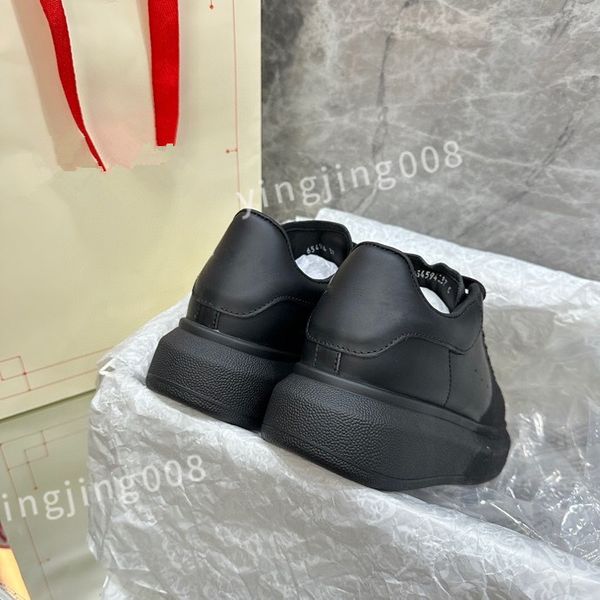 

new designer brand shoes for men women fashion embossed grained calf leather platform runner trainers sneakers xinshidai230406, Black