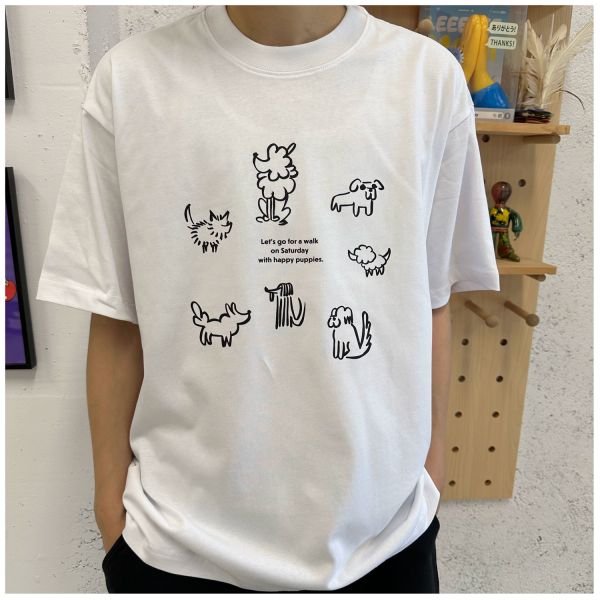 

white black purple tees graffiti print t shirts causal fashion apparel cotton, Black;brown