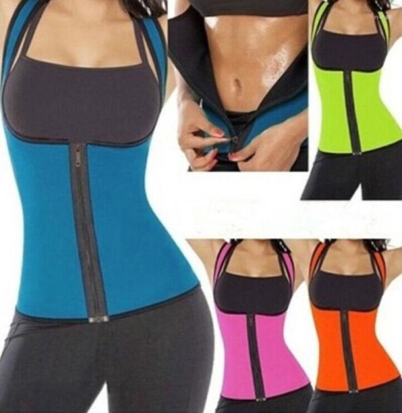 

waist support women sweat body suit belt shaper premium trimmer trainer corset shapewear slimming vest1414991, Black;gray