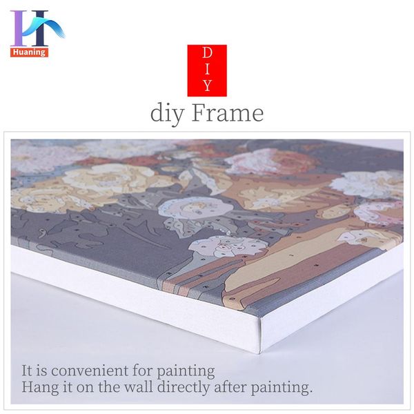 

leggings painting by numbers abstract graffitti figure diy frame paint by numbers on ca abstract women home decor digital painting, Black