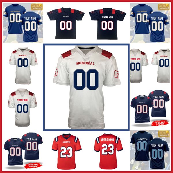 

montreal alouettes football jersey 7 cody fajardo 81 austin mack 11 kaion julien-grant 5 caleb evans mens custom stitched montreal jerseys, Black