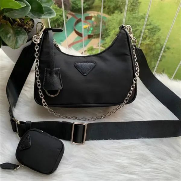 

luxury designer fashion ladies messenger bag one shoulder women bags nylons handbag selling girl hobo wallet dustbag handbags