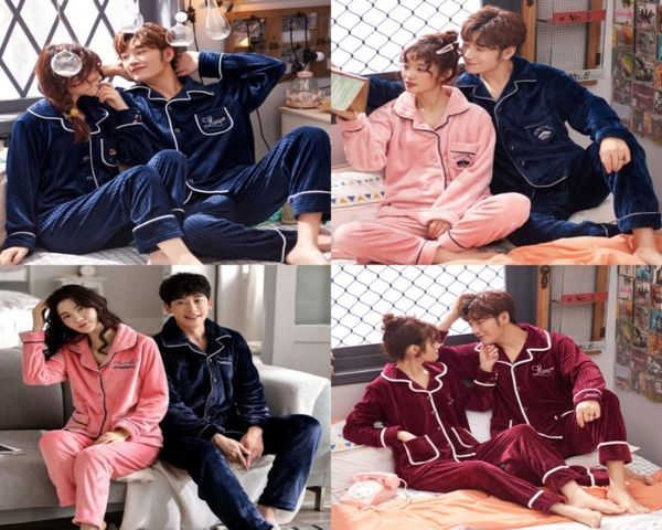 

new luxurious silk satin couple pajamas set long sleeve trousers flower printed sleepwear women mens silk pyjamas set plus size 3x6599634, Blue;red