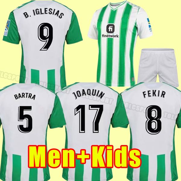 

23 24 real betis soccer jerseys joaquin b.iglesias camiseta de futbol juanmi canales fekir 2023 2024 camisetas de futbol edicion shirt home, Black;yellow
